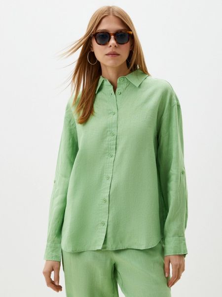 Рубашка Mossmore зеленая