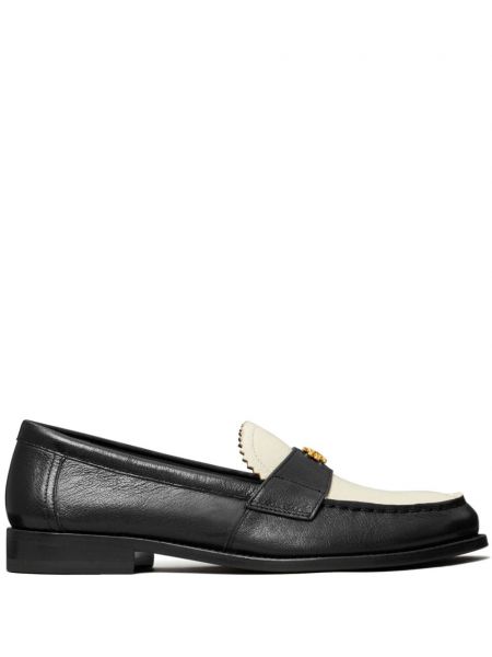 Klassisk læder loafers Tory Burch sort