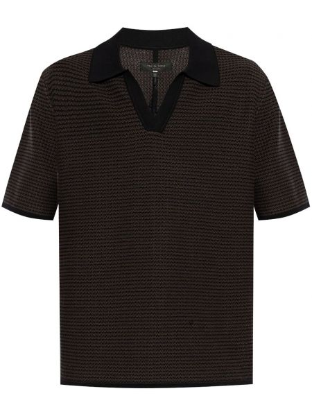 Poloshirt Rag & Bone brun