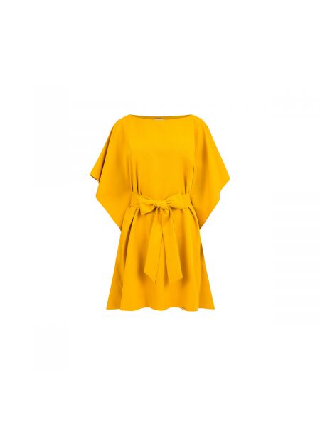 Mini šaty Numoco žluté