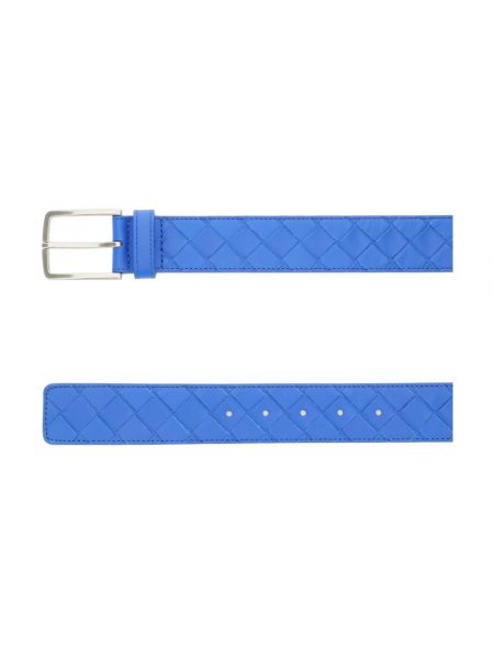 Cinturón de cuero Bottega Veneta azul