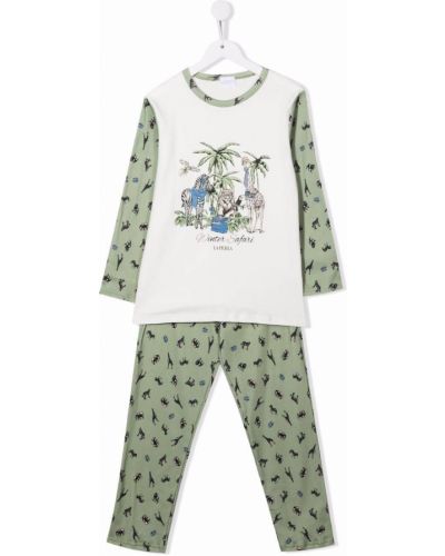 Pyjamas for jenter La Perla Kids grønn