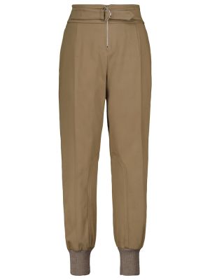 Хлопковые брюки на шпильке Chloã©, коричневый