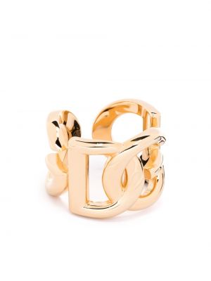 Chunky gyűrű Dolce & Gabbana aranyszínű