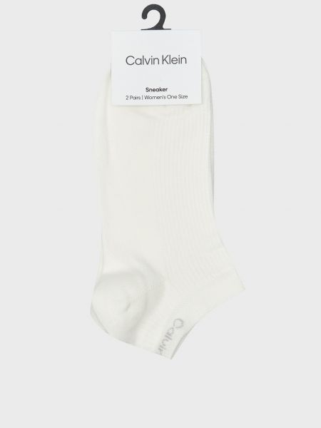 Шкарпетки з сіткою Calvin Klein білі