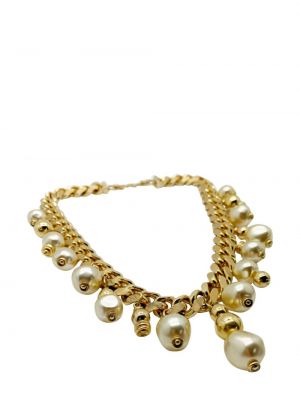 Asymetrický náhrdelník Christian Dior Pre-owned zlatý