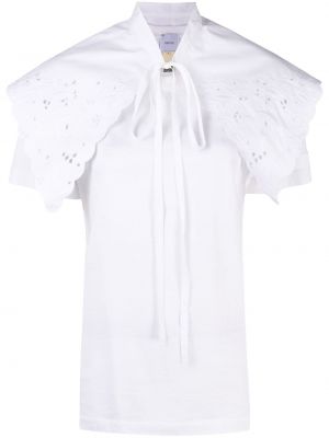 Camiseta con bordado Patou blanco