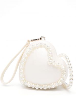 Torba z perlami z vzorcem srca Simone Rocha