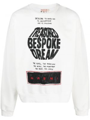 Sweatshirt aus baumwoll mit print Marni