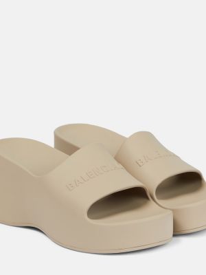 Slides Balenciaga beige