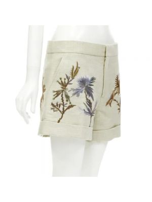 Pantalones cortos de algodón Dior Vintage beige