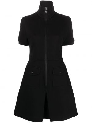 Mini šaty Moncler čierna