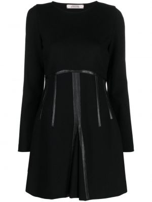 Czarna sukienka mini plisowana Dorothee Schumacher