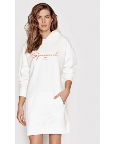 Sprandi Kötött ruha SP22-SUD010 Fehér Relaxed Fit