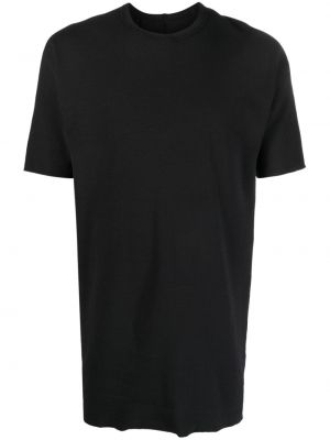 Krajkové bavlněné šněrovací tričko Boris Bidjan Saberi černé