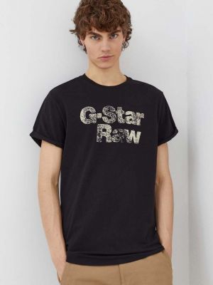 Pamučna majica s uzorkom zvijezda G-star Raw