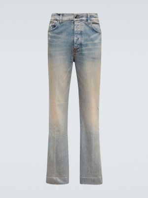 Distressed straight jeans Amiri blau