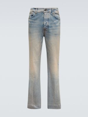 Straight leg jeans distressed Amiri blu