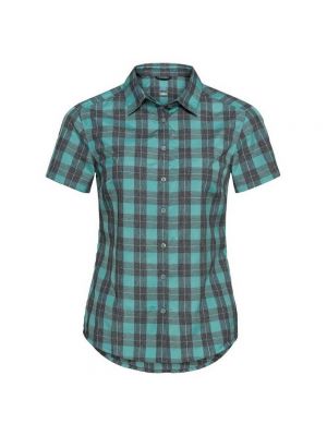 Рубашка с коротким рукавом Odlo зеленая