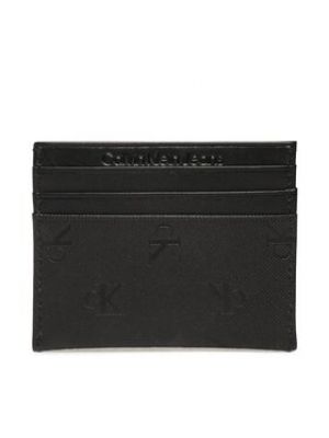 Calvin Klein Jeans Puzdro na kreditné karty Monogram Soft Cardholder 6Cc Aop K50K510150  - čierna
