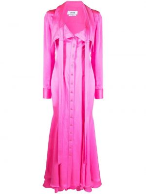 Μάξι φόρεμα Christopher John Rogers ροζ