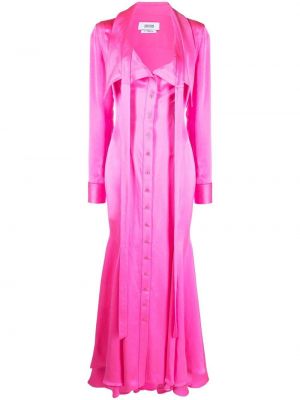 Maxikleid ausgestellt Christopher John Rogers pink