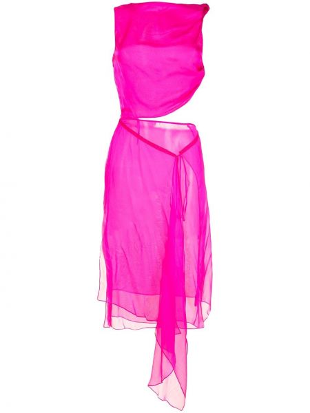 Sukienka midi Supriya Lele - Różowy