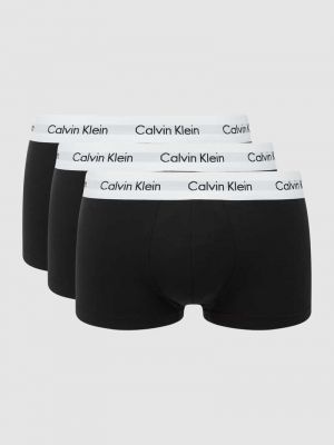 Bokserki slim fit Calvin Klein czarne