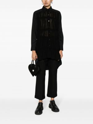 Skaidri marškiniai Comme Des Garçons juoda