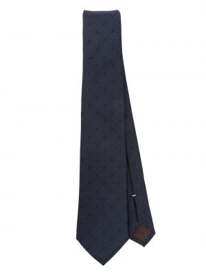 Žakardinis šilkinis kaklaraištis Canali