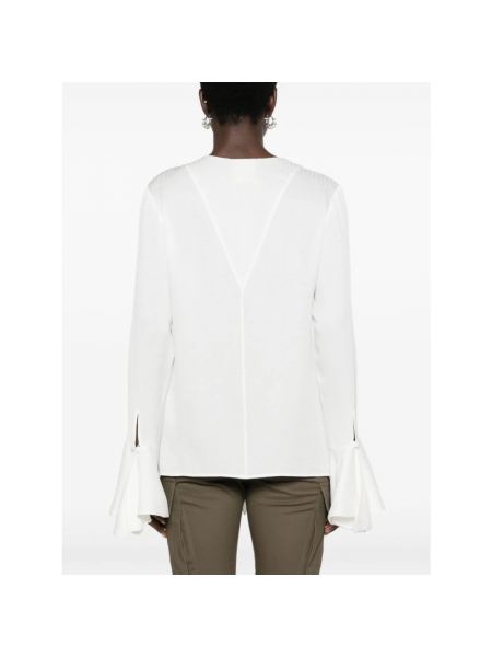Blusa de seda Givenchy blanco