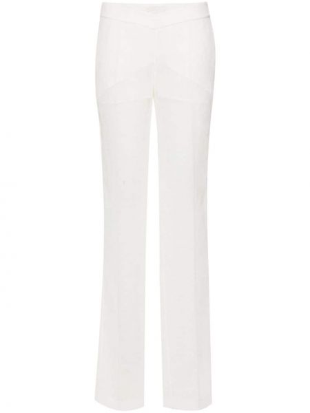 Rovné kalhoty Genny bílé