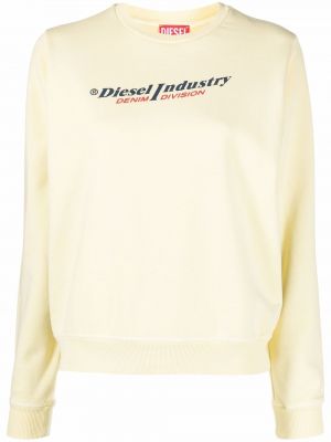 Sweatshirt mit print Diesel gelb