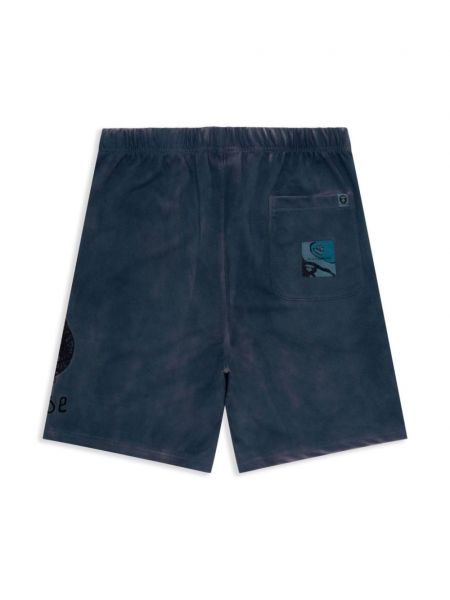 Shorts mit stickerei Aape By *a Bathing Ape® blau