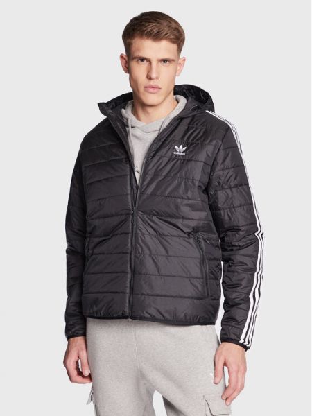 Steppelt kapucnis kabát Adidas fekete