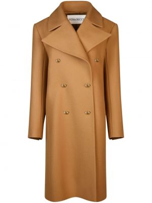 Kabát Nina Ricci hnedá