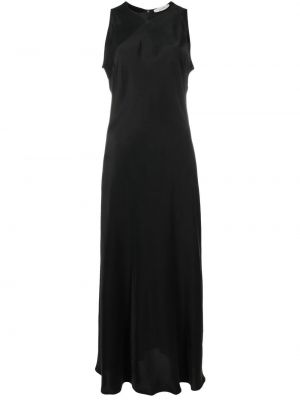 Копринена рокля Asceno черно