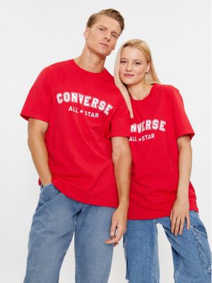 Tričko s hvězdami Converse červené