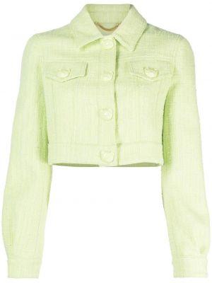 Giacca di jeans Moschino verde