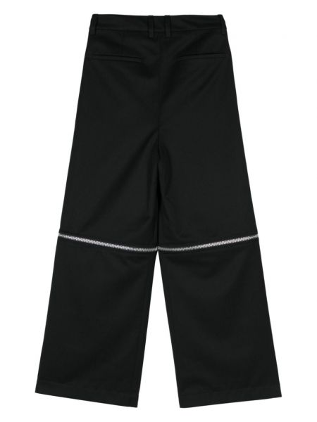 Kalhoty na zip Vaquera černé