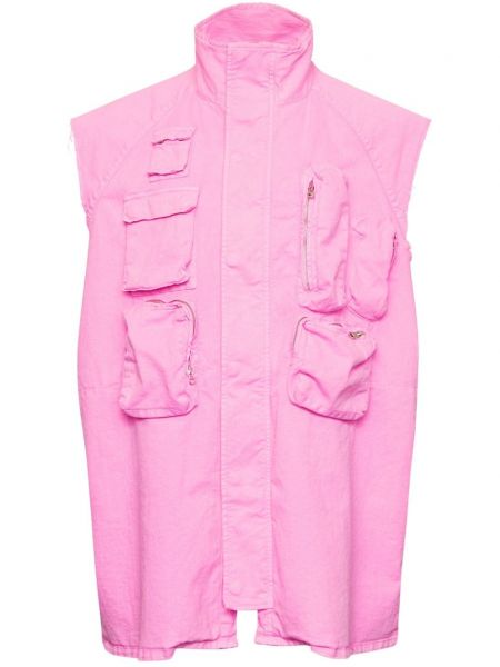 Puuvilla liivi Mm6 Maison Margiela pinkki