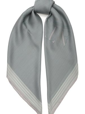 Серый шелковый платок Giorgio Armani