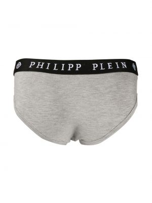 Boxershorts mit stickerei Philipp Plein grau