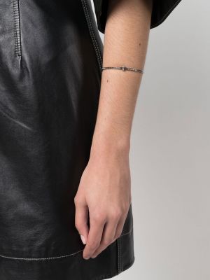 Armband mit spikes Alexander Mcqueen silber