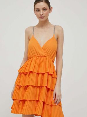Sukienka mini Artigli pomarańczowa