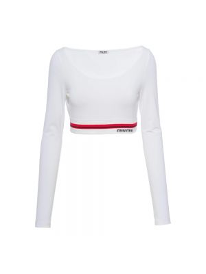 Top Miu Miu - biały