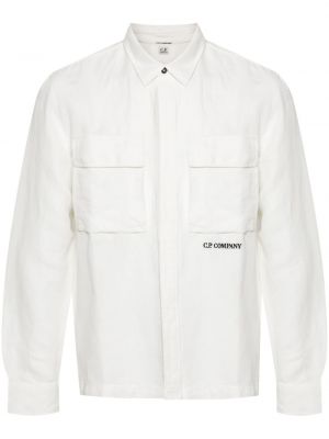 Košile s výšivkou C.p. Company bílá