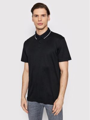Polo marškinėliai Selected Homme juoda