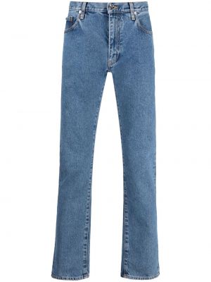 Straight jeans mit print Off-white