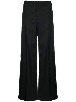 Pantalon large avec applique Calvin Klein noir